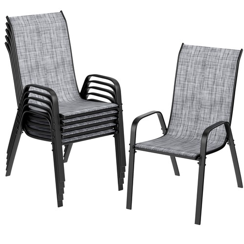 Outdoor patio chairs set 6 - outdoor,