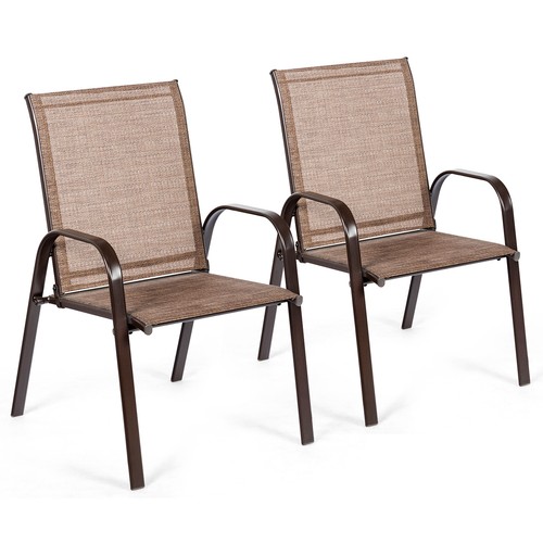 2pcs patio chairs outdoor - 2pcs,