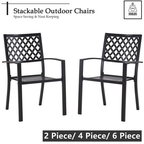 Patio dining chairs - patio, metal