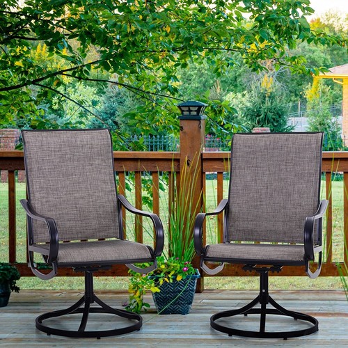 Outdoor swivel patio chairs - swivel,